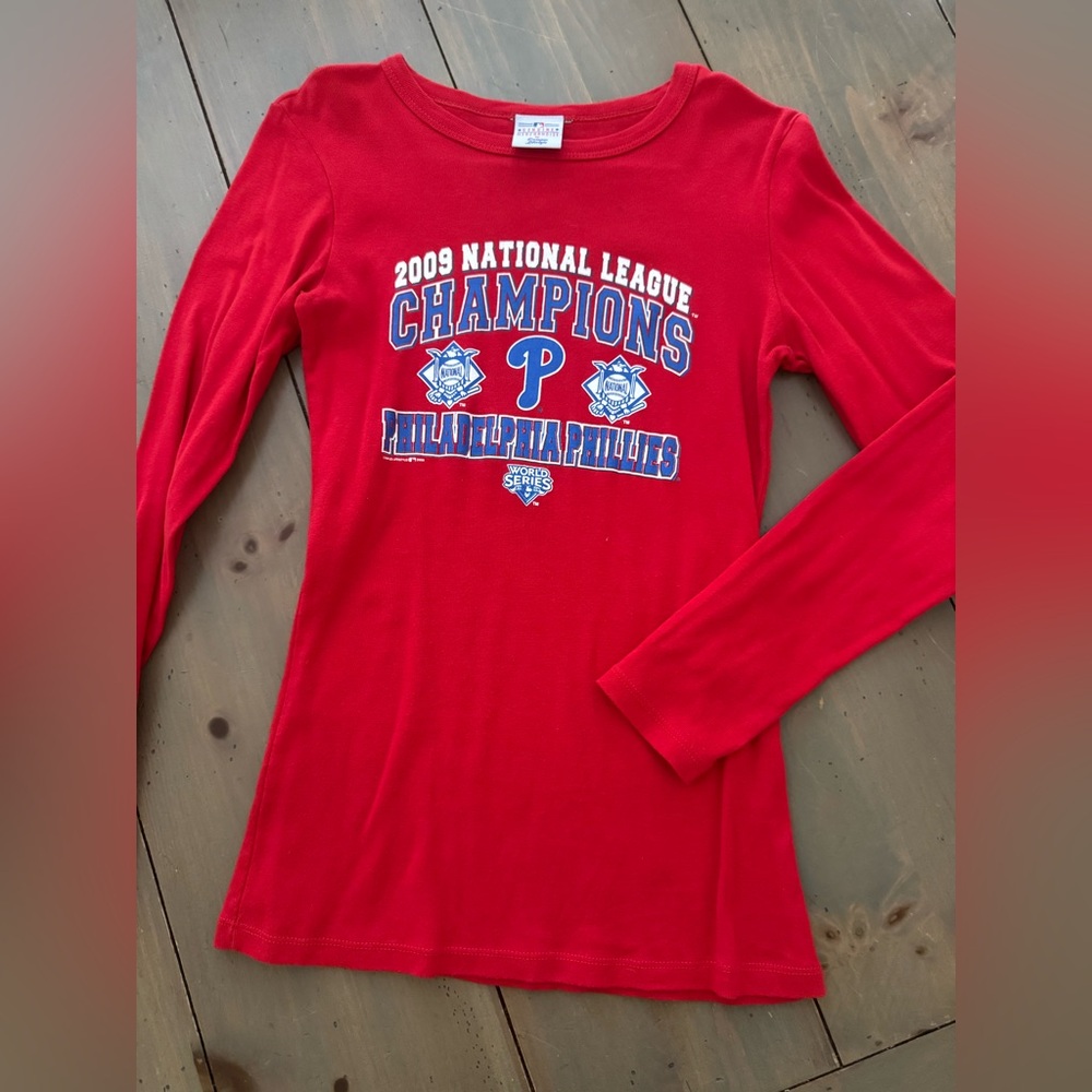 Philadelphia Phillies Red Long Sleeve Shirt